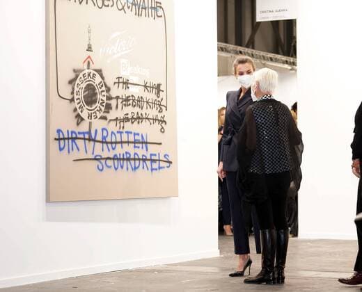 Bilder des Jahres 2022, Entertainment 02 Februar Entertainment Themen der Woche KW08 Entertainment Bilder des Tages Queen Letizia during the opening of the 41st Arco international contemporary art fair in Madrid, Thursday, February 24, 2021 Cordon Press *** Queen Letizia during the opening of the 41st Arco international contemporary art fair in Madrid, Thursday, February 24, 2021 Cordon Press 