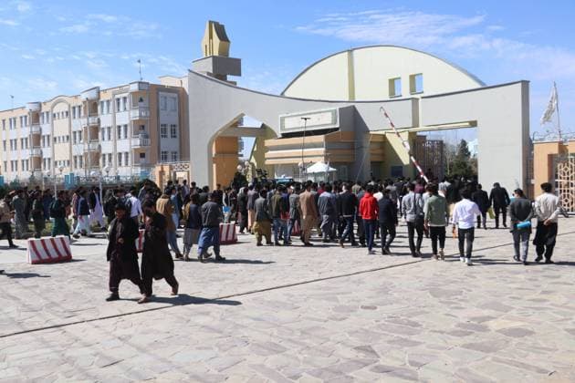 (220226) -- HERAT, Feb. 26, 2022 -- Afghan students are seen in an university in Herat city, Herat province, Afghanistan, Feb. 26, 2022. Afghanistan s state-run universities reopened on Saturday, more than six months after the Taliban s takeover of the country, local media Tolo News TV reported. (Photo by Xinhua) AFGHANISTAN-HERAT-UNIVERSITY-REOPEN Mashal 