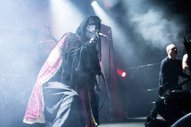 Mayhem live in Oslo, Norway Oslo, Norway. 27th, February 2022. The Norwegian black metal band Mayhem performs a live concert at Rockefeller in Oslo. Here vocalist Attila Csihar is seen live on stage. Oslo Norway  Copyright: xGonzalesxPhoto Jan-ErikxEriksenx