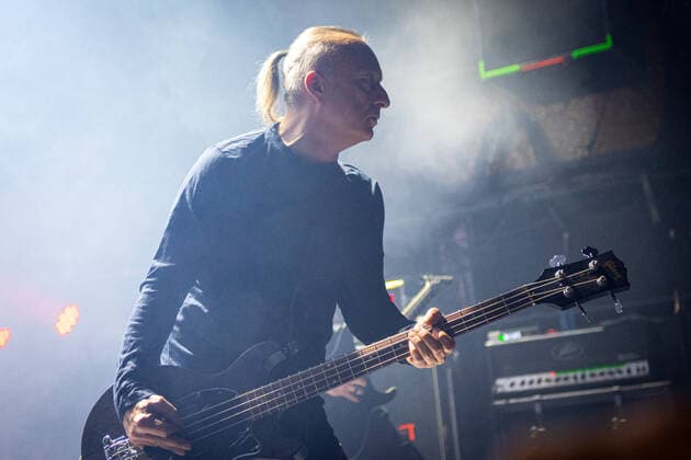 Mayhem live in Oslo, Norway Oslo, Norway. 27th, February 2022. The Norwegian black metal band Mayhem performs a live concert at Rockefeller in Oslo. Here bass player Necrobutcher is seen live on stage. Oslo Norway  Copyright: xGonzalesxPhoto Jan-ErikxEriksenx