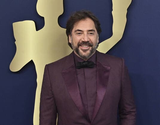 Javier Bardem attends the 28th annual SAG Awards held at The Barker Hangar in Santa Monica, California on Sunday, February 27, 2022. The Screen Actors Guild Awards was broadcast live on TNT and TBS.  LAP20220227828 JIMxRUYMEN