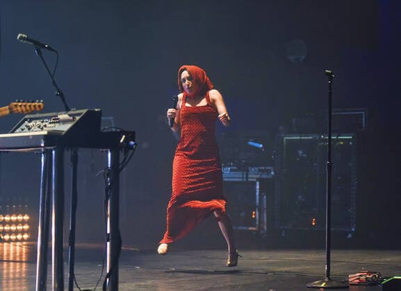 02 March 2022 - Canadian alternative rock band July Talk resume their North American Tour after COVID-19 pause. File Photo: July Talk 2021 Tour, FirstOntario Concert Hall, Hamilton, Ontario, Canada. Photo Credit: Brent Perniac AdMedia 277753 2022-03-02 ON Hamilton Canada  Copyright: xAdMediax STAR_277753_016