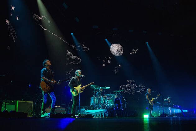 March 3, 2022, Inglewood, California, USA: Argentinian rock band Soda Stereo during their performance for their final tour, Gracias Totales on Thursday March 3, 2022 at The Forum in Inglewood, California. ARIANA RUIZ PI Inglewood USA - ZUMAp124 20220303_zaa_p124_001 Copyright: xArianaxRuizx