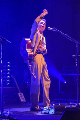 Asaf Avidan in concert during Anagnorisis Tour Auditorium Parco della Musica Rome, Italy March 3, 2022