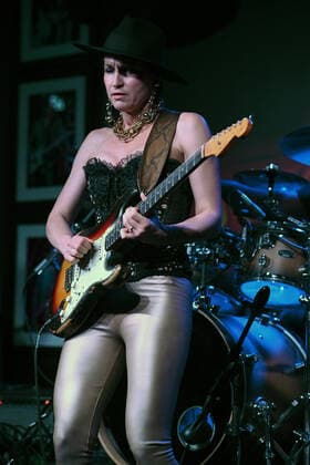 BOCA RATON - MARCH 03: Ana PopoviÄ? performs at The Funky Biscuit on March 3, 2022 in Boca Raton, Florida. Copyright: xmpi04x