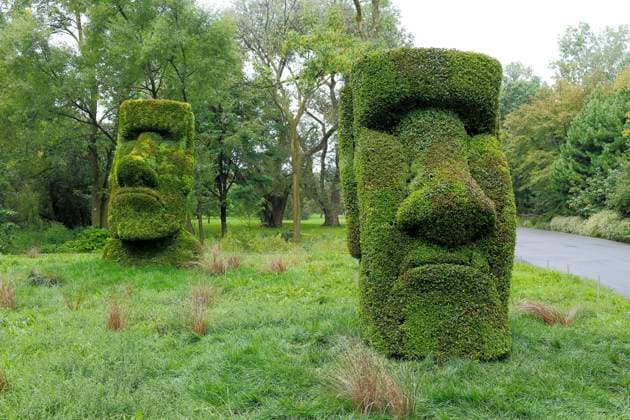 Pflanzenskulptur, Botanischer Garten, Montreal, Provinz Quebec, Kanada, Nordamerika *** Plant sculpture, Botanical Garden, Montreal, Quebec Province, Canada, North America Copyright: imageBROKER GuentherxSchwermer iblgsc08169150.jpg