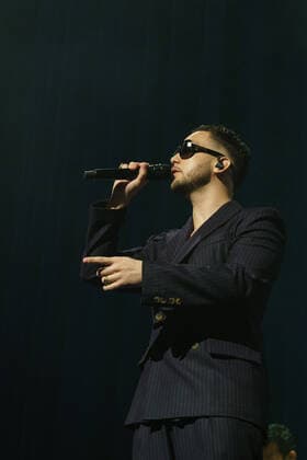 March 3, 2022, Madrid, Spain: Anton Alvarez Alfaro, better known by his stage name C. Tangana performs at the Wizink Center. .This concert is part of the tour El Madrileno, Sin cantar ni afinar Tour and in it, C Tangana presents his work El Madrileno , the best-selling album in Spain in 2021. Madrid Spain - ZUMAs197 20220303_zaa_s197_451 Copyright: xAtilanoxGarciax