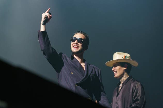 March 3, 2022, Madrid, Spain: Anton Alvarez Alfaro, better known by his stage name C. Tangana performs at the Wizink Center. .This concert is part of the tour El Madrileno, Sin cantar ni afinar Tour and in it, C Tangana presents his work El Madrileno , the best-selling album in Spain in 2021. Madrid Spain - ZUMAs197 20220303_zaa_s197_456 Copyright: xAtilanoxGarciax