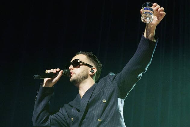 March 3, 2022, Madrid, Spain: Anton Alvarez Alfaro, better known by his stage name C. Tangana performs at the Wizink Center. .This concert is part of the tour El Madrileno, Sin cantar ni afinar Tour and in it, C Tangana presents his work El Madrileno , the best-selling album in Spain in 2021. Madrid Spain - ZUMAs197 20220303_zaa_s197_444 Copyright: xAtilanoxGarciax