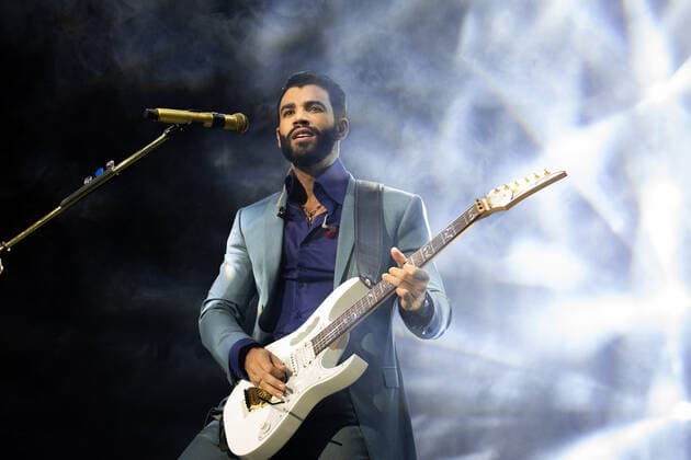March 5, 2022, Porto, Portugal: Brazilian singer Gusttavo Lima, best known for his Sertanejo musical style, performed at the SuperBock Arena, in Porto. Porto Portugal - ZUMAs197 20220305_zaa_s197_412 Copyright: xRitaxFrancax