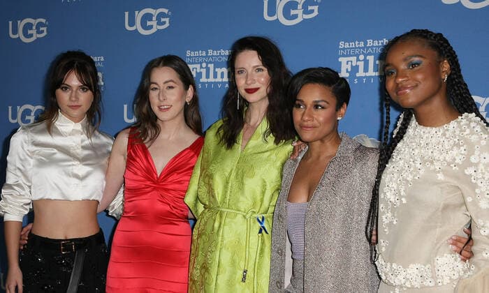 Entertainment Bilder des Tages March 5, 2022, Santa Barbara, CA, USA: Emilia Jones, Alana Haim, Ariana DeBose, Caitriona Balfe, Saniyya Sidney attend the Virtuosos Award presentation during the 37th Annual Santa Barbara International Film Festival at Arlington Theatre on March 5, 2022 in Santa Barbara, California. Santa Barbara USA - ZUMAs181 20220305_zea_s181_029 Copyright: xImagespacex
