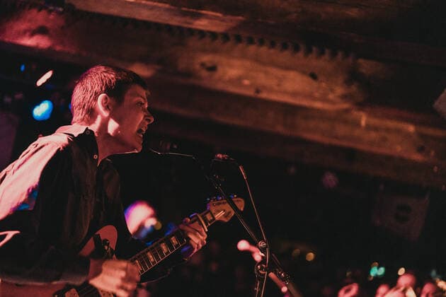 Porridge Radio Copenhagen, Denmark. 05th, March 2022. The British indie rock band Porridge Radio performs a live concert at Loppen in Copenhagen. Here vocalist and musician Dana Margolin is seen live on stage. Copenhagen Denmark  Copyright: xGonzalesxPhoto MathiasxKristensex