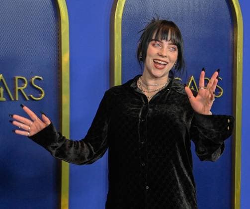 Billie Eilish attends the 94th annual Oscars nominees luncheon at the Fairmont Century Plaza in Los Angeles, California on Monday, March 7, 2022.  LAP20220307179a JIMxRUYMEN