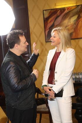 PK - WOMEN OF THE YEAR AWARD 2022 Wien, 08. 03. 2022 Guido Maria KRETSCHMER , Nadja SWAROVSKI