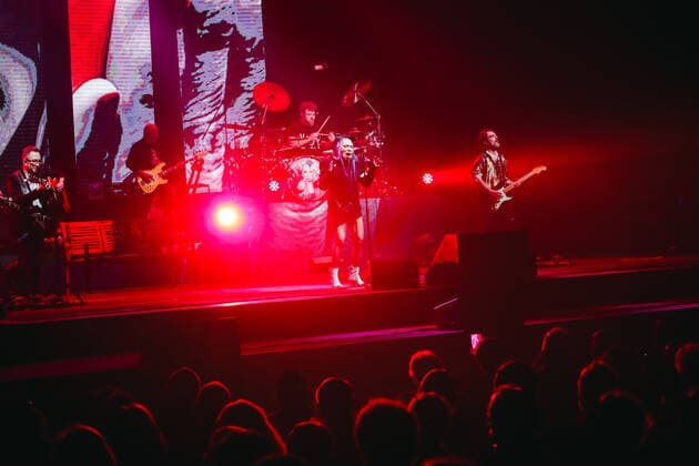 Loredana Berte performs live for the Manifesto Tour 2022 at Repower Theatre in Milano, Italy, on March 07 2022