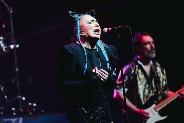 Loredana Berte performs live for the Manifesto Tour 2022 at Repower Theatre in Milano, Italy, on March 07 2022