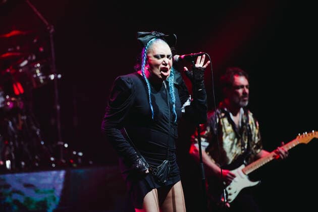 Loredana Berte performs live for the Manifesto Tour 2022 at Repower Theatre in Milano, Italy, on March 07 2022