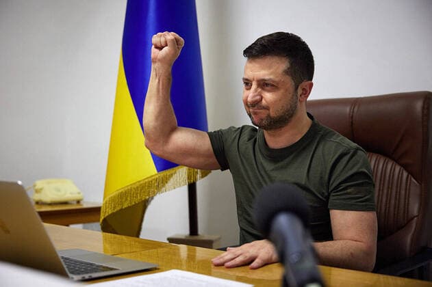News Themen der Woche KW10 News Bilder des Tages KYIV, UKRAINE - MARCH 8, 2022 - President of Ukraine Volodymyr Zelenskyy addresses the House of Commons of the UK, Kyiv, capital of Ukraine. The photo is courtesy of the Office of the President of Ukraine. Address of Ukrainian President to UK parliament  Copyright: xUKRINFORMx