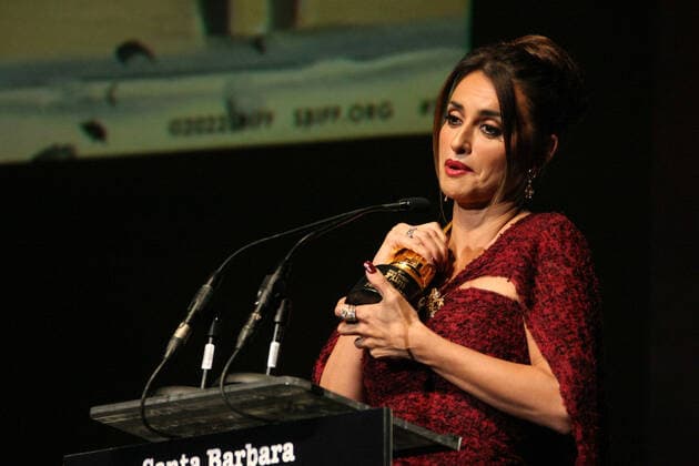 March 8, 2022, Santa Barbara, CA, USA: Penelope Cruz speaks onstage at the Montecito Award Ceremony during the 37th Annual Santa Barbara International Film Festival at Arlington Theatre on March 8, 2022 in Santa Barbara, California. Santa Barbara USA - ZUMAs181 20220308_zea_s181_046 Copyright: xImagespacex