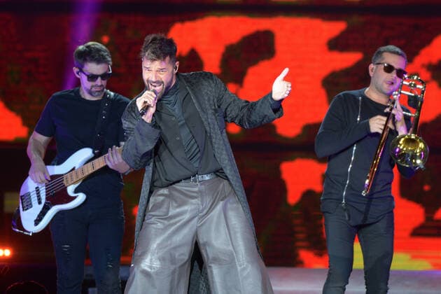 Ricky Martin Movimiento Tour Concert MEXICO CITY, MEXICO - MARCH 8, 2022: Puerto Rican singer Ricky Martin performs on stage during his Movimiento Tour concert at Foro sol. On March 8, 2022 in Mexico City, Mexico. (Photo by Jaime Nogales Eyepix Group) Copyright: xJaimexNogalesx xEyepixxGroupx EYEPIX_JN_08032022_57769