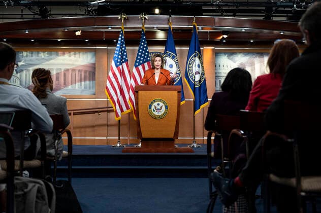 March 9, 2022, Washington, DC, United States: March 9, 2022 - Washington, DC, United States: U.S. House Speaker NANCY PELOSI (D-CA) speaking at her weekly conference. Washington United States - ZUMAb161 20220309_zap_b161_016 Copyright: xMichaelxBrochsteinx