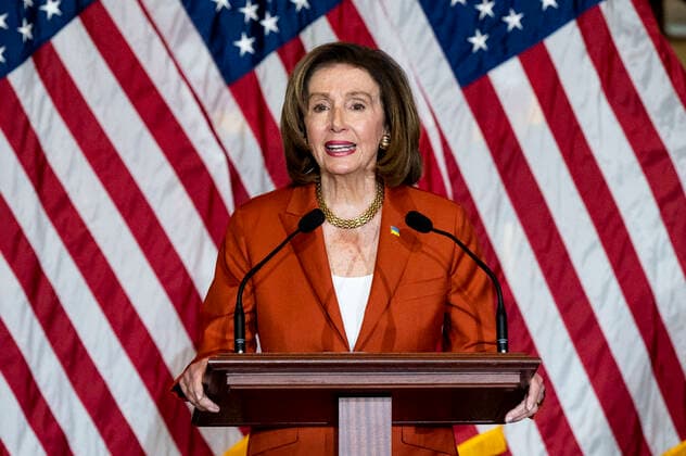 March 9, 2022, Washington, DC, United States: March 9, 2022 - Washington, DC, United States: House Speaker NANCY PELOSI (D-CA) speaking at an event honoring WomenÃ¢â‚¬â ¢s History Month and the the 50th Anniversary of Title IX. Washington United States - ZUMAb161 20220309_zap_b161_034 Copyright: xMichaelxBrochsteinx