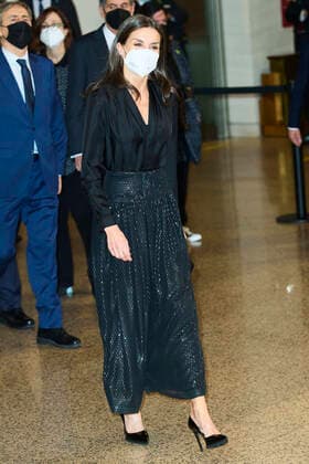 10-03-2022 Madrid Queen letizia attend the 20th tribute for the terrorism victims in memoriam concert at the auditorio nacional de musica in Madrid. No Spain Â  Copyright: xPPEx