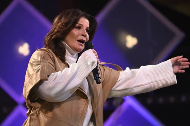 STOCKHOLM 20220310 Swedish singer Carola Häggkvist performs during the charity gala Sverige samlas och hjälper Sweden get together to help which was televised from Kungstradgarden park in Stockholm on Thursday night The music gala collected funds for people afflicted by the war in Ukraine STOCKHOLM SWEDEN SOI x10060x,  Copyright: xHenrikxMontgomery TTx SWEDEN CHARITY GALA