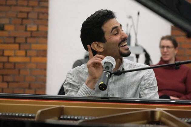 011.03.2022 Gießhaus der Universität Kassel Konzert Aeham Ahmad - Der Pianist aus den Trümmern emspor, DFL regulations prohibit any use of photographs as image sequences and or quasi-video
