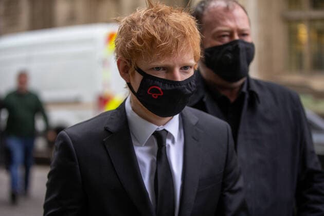 Bilder des Jahres 2022, Entertainment 03 März Entertainment Themen der Woche KW11 Entertainment Bilder des Tages March 14, 2022, London, England, United Kingdom: ED SHEERAN is seen arriving at the Rolls Building during a High Court trial over the copyright of his hit song Shape Of You. London United Kingdom - ZUMAs262 20220314_zip_s262_034 Copyright: xTayfunxSalcix
