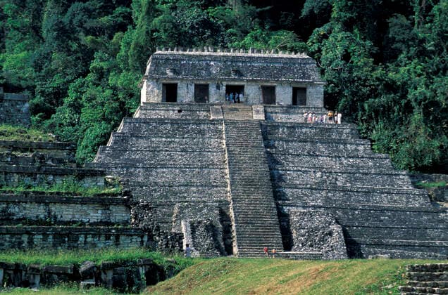 Mexico, Campeche, Maya Ruins, Palenque, UNESCO World Heritage Palenque 