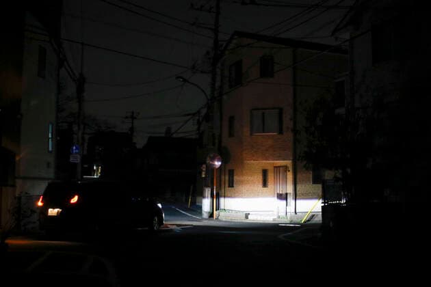 March 17, 2022, Tokyo, Japan: Some areas of Tokyo experience a blackout after a strong earthquake shook large parts of northeastern Japan, including the capital. According to the Japan Meteorological Agency, a 7.3-magnitude quake struck 60 kilometers (36 miles) below the sea at 11:36 p.m. Tokyo Japan - ZUMAm191 20220317_zap_m191_003 Copyright: xRodrigoxReyesxMarinx