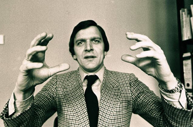 Gerhard Schröder als Jusochef am 25.04.1978. *** Gerhard Schröder as Jusochef on 25 04 1978