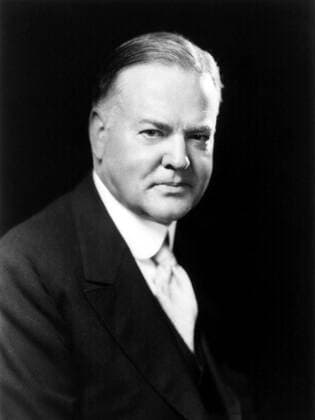 Herbert Clark Hoover (August 10, 1874 October 20, 1964) was an American politician who served as the 31st President of the United States from 1929 to 1933. A Republican, as Secretary of Commerce in the 1920s he introduced Progressive Era themes of efficiency in the business community and provided government support for standardization, efficiency and international trade.<br ><br > As president from 1929 to 1933, his ambitious programs were overwhelmed by the Great Depression, that seemed to get worse every year despite the increasingly large-scale interventions he made in the economy.<br ><br > He was defeated in a landslide in 1932 by Democrat Franklin D. Roosevelt, and spent the rest of his life as a conservative denouncing big gove Supplier:xCPAxMediaxCo.xLtd. 1060_05_CPA0033570