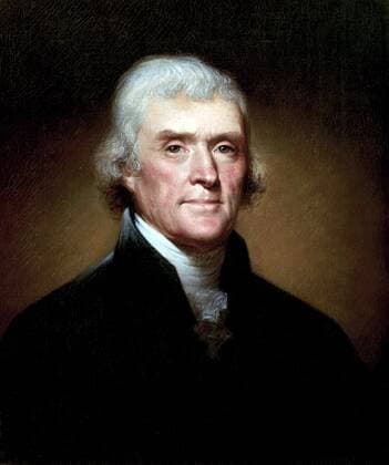 Thomas Jefferson (April 13, 1743 July 4, 1826) was an American Founding Father and the principal author of the Declaration of Independence (1776). He was elected the second Vice President of the United States (1797 1801), serving under John Adams and in 1800 was elected the third President (1801 09).<br ><br > Jefferson was a proponent of democracy, republicanism, and individual rights, which motivated American colonists to break from Great Britain and form a new nation. He produced formative documents and decisions at both the state and national level. Supplier:xCPAxMediaxCo.xLtd. 1060_06_CPA0033128