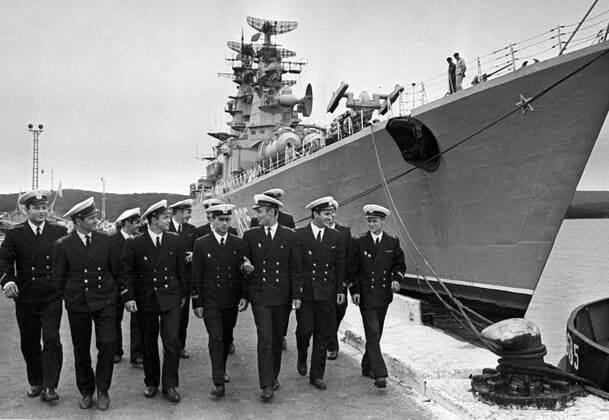 VARYAG CREW 26921 23.03.1972 Crew of cruiser Varyag. Valeriy Shustov Sputnik Russia  Copyright: xValeriyxShustovx