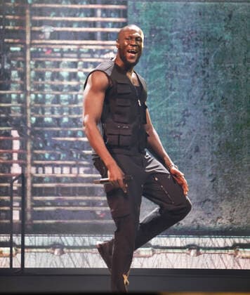 Grime superstar Stormzy performing at the First Direct Arena in Leeds, United Kingdom on his rescheduled Heavy Is The Head UK Arena Tour. Featuring: Stormzy Where: Leeds, United Kingdom When: 16 Mar 2022 Credit: Graham Finney Cover Images Copyright: xGrahamxFinneyx xCoverxImagesx 51295293 EDITORIAL USE ONLY. NOT FOR USE BY NEWSPAPERS BASED IN THE UK.