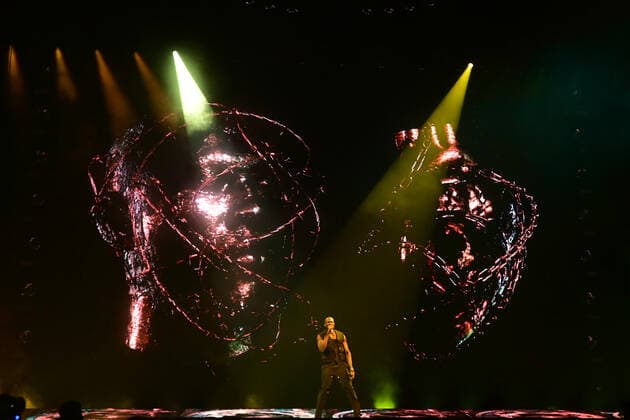 Grime superstar Stormzy performing at the First Direct Arena in Leeds, United Kingdom on his rescheduled Heavy Is The Head UK Arena Tour. Featuring: Stormzy Where: Leeds, United Kingdom When: 16 Mar 2022 Credit: Graham Finney Cover Images Copyright: xGrahamxFinneyx xCoverxImagesx 51295269 EDITORIAL USE ONLY. NOT FOR USE BY NEWSPAPERS BASED IN THE UK.
