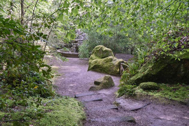The Sacro Bosco, Sacred Grove colloquially called Park of the Monsters, XVI century, Parco dei Mostri in Italian,Lazio, Italy, Europe MauroFlamini REDA&CO 1028_14_MFL16377