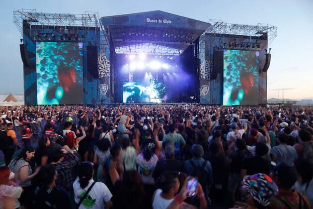 Santiago, March 18, 2022 Lollapalooza 2022 Festival that takes place for three days in the Cerillos Park Javier Salvo Aton Chile, Santiago Chile Aton Chile 592057  Copyright: JAVIERxSALVO ATONxCHILE
