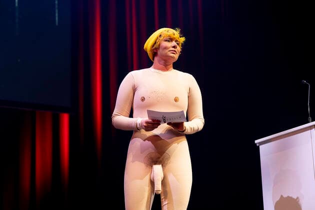 Vaert Annika Aakjaer. Bodilpriserne 2022 uddeles i Folketeatret i Koebenhavn, loerdag den 19. marts 2022.. , Copenhagen Denmark