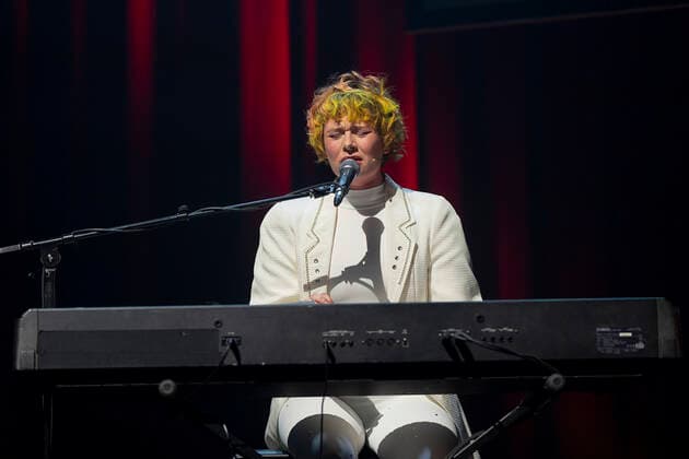 Vaert Annika Aakjaer. Bodilpriserne 2022 uddeles i Folketeatret i Koebenhavn, loerdag den 19. marts 2022.. , Copenhagen Denmark