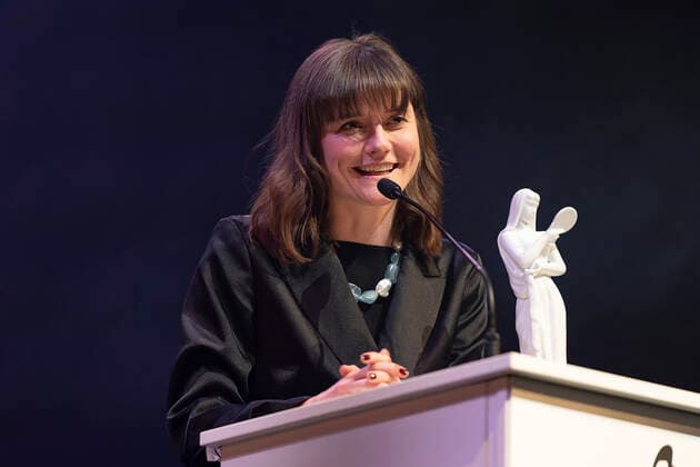 AArets bedste danske film er Hvor kragerne vende instrueret af Lisa Jespersen. Bodilpriserne 2022 uddeles i Folketeatret i Koebenhavn, loerdag den 19. marts 2022.. , Copenhagen Denmark