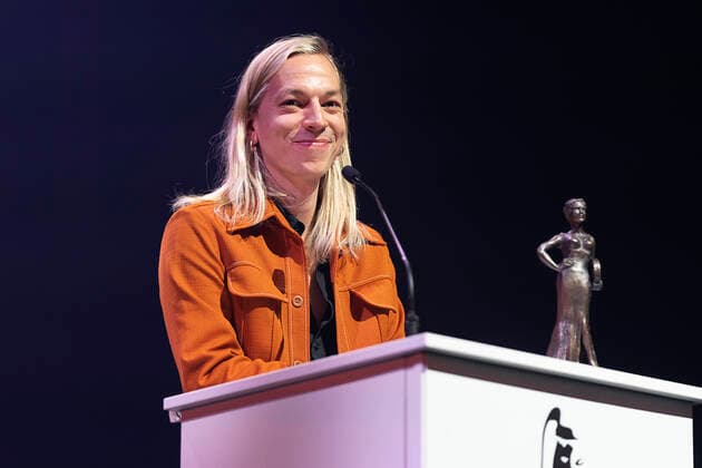 Talentprisen gaar til Jesper Dalgaard for Kandis for Livet. Bodilpriserne 2022 uddeles i Folketeatret i Koebenhavn, loerdag den 19. marts 2022.. , Copenhagen Denmark