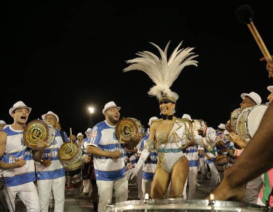 News Themen der Woche KW11 News Bilder des Tages March 19, 2022: Members of Mocidade Alegre samba school take part in the rehearsal for the upcoming Sao Paulo Carnival 2022, at the Anhembi Sambadrome. .The parades will take place on April 22 and 23. - ZUMAl146 20220319_zaf_l146_004 Copyright: xPauloxLopesx