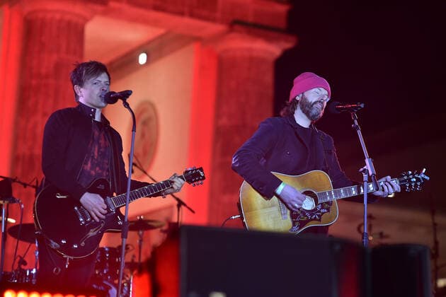 Sound of Peace Michael Patrick Kelly, Rea Garvey beim SOUND OF PEACE. Das große Friedensevent vor dem Brandenburger Tor am 20.03.2022