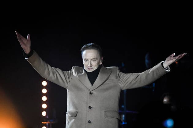 20.03.2022, xlakx, Entertainment Demo, Sound of Peace - Friedenskundgebung für die Ukraine emspor, v.l.Marius Mueller-Westernhagen live auf der Buehne Berlin