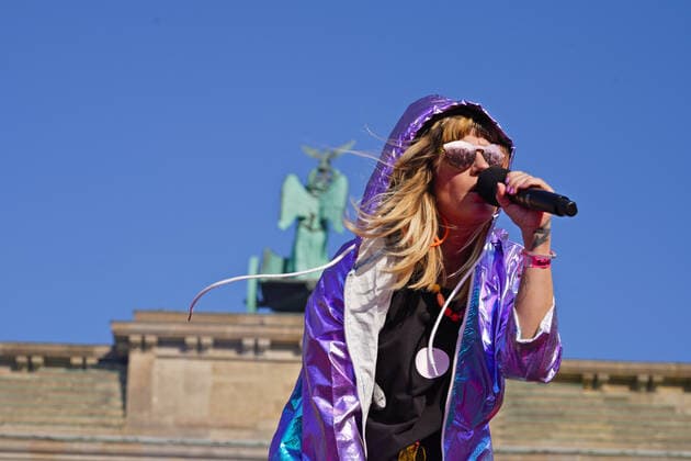 Sound of Peace am Brandenburger Tor 20.3.2022, Mia Sound of Peace am Brandenburger Tor Berlin Brandenburger Tor Berlin GER