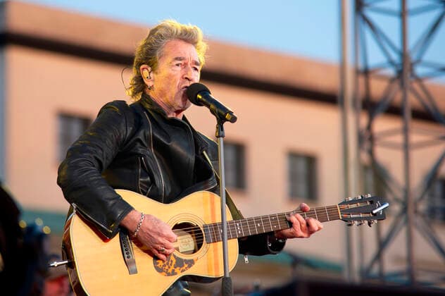 Peter Maffay bei der Kundgebung und dem Friedenskonzert Sound Of Peace gegen den Krieg in der Ukraine am Brandenburger Tor. Berlin, 20.03.2022
