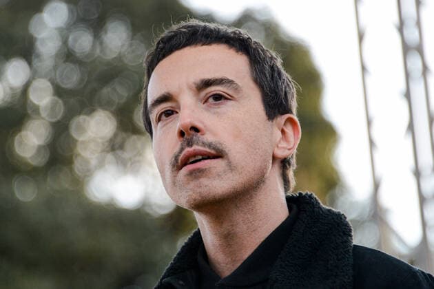 Antonio Diodato, singer during Together for Peace , anti-war demonstration in Piazza San Govanni, News in Rome, Italy, March 20 2022